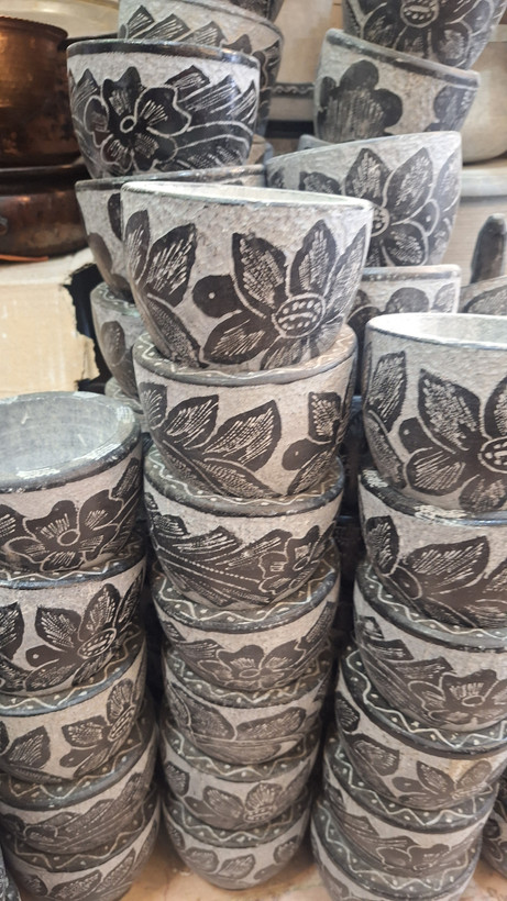 هاون سنگی مدل قلم گلسنگ